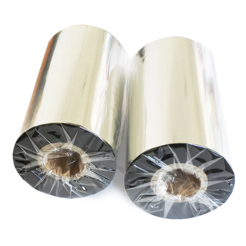 Factory Supply Wax Resin Barcode Ribbon Ttr 110x450 110x300m Compatible for zebra Printer