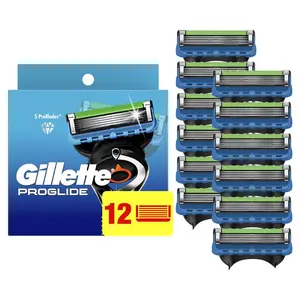 Gillette Fusion5 Razor Blades Men, Pack of 11 Razor Blade Refills with Precision Trimmer, 5 Anti-Friction Razor Blades