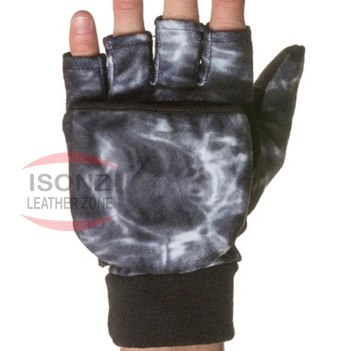 Женские эластичные вязаные перчатки без пальцев варежки зимние теплые мягкие