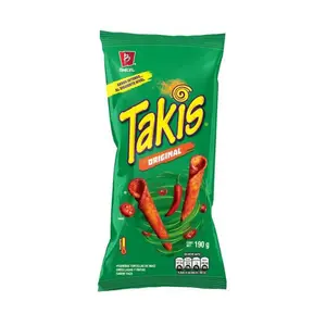 Takis spicy rolled tortilla chips available in multiple flavors for global buyers