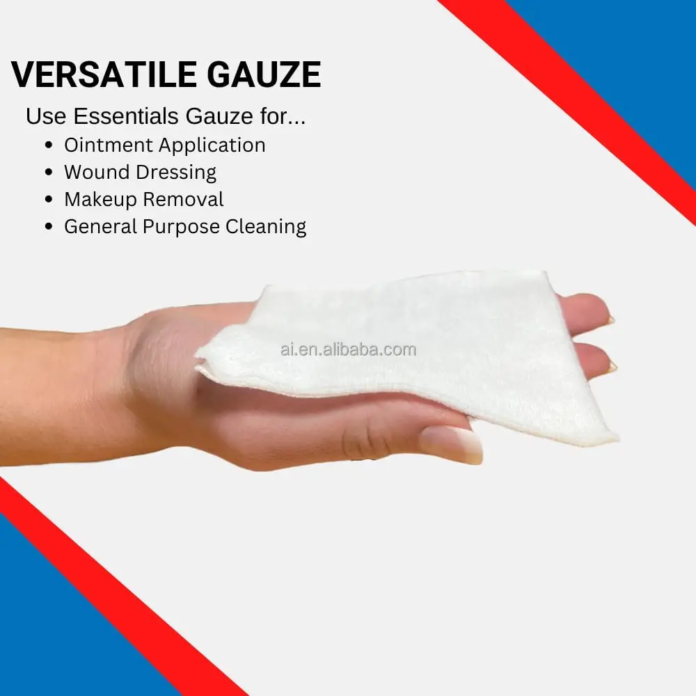 Surgical Medical Gauze Swabs Gaza Gasas Sterile Softness Absorbent Gauze Pads Dressing Dental