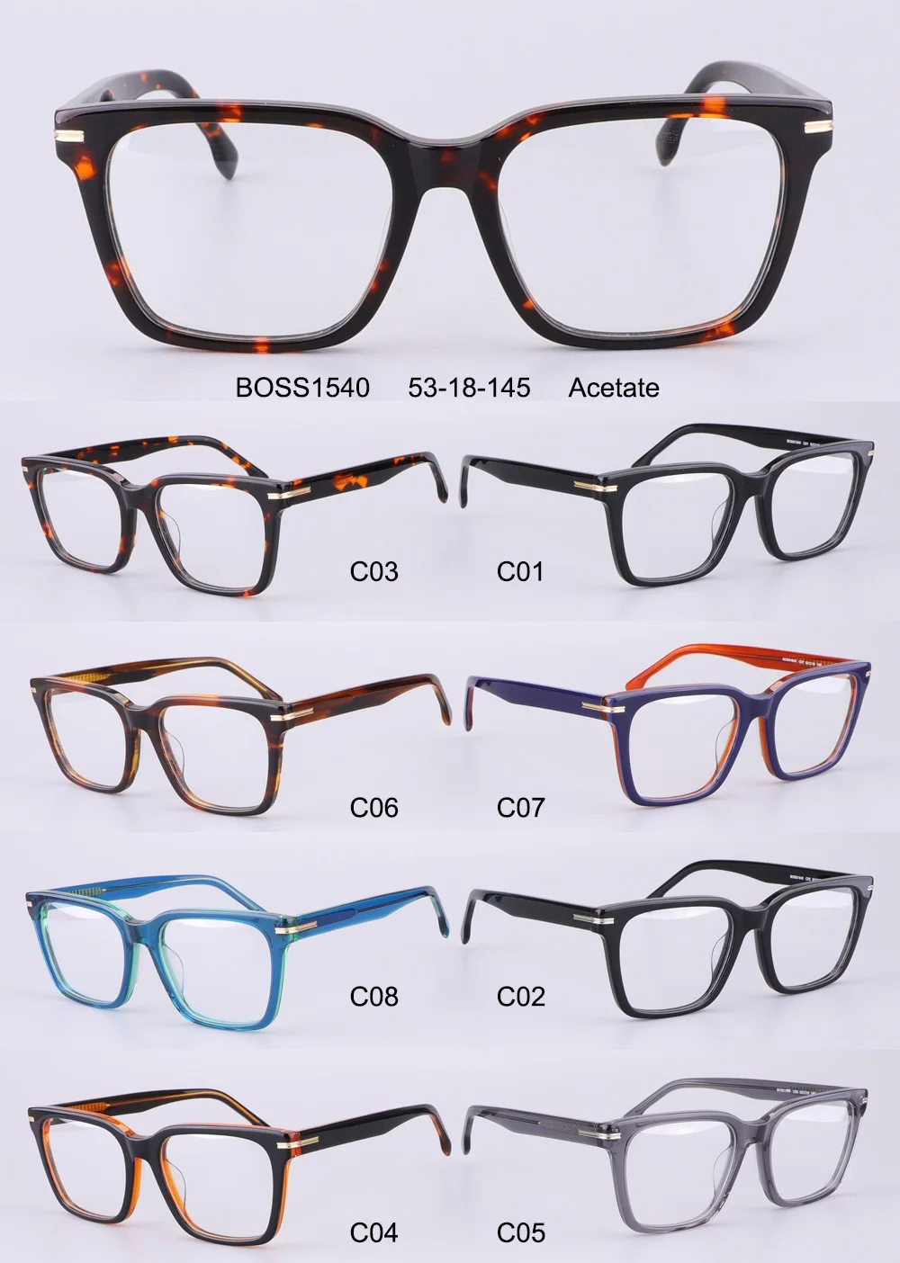 2023 Hot Sale Fashion Spectacle Frame Eyeglasses Optical For