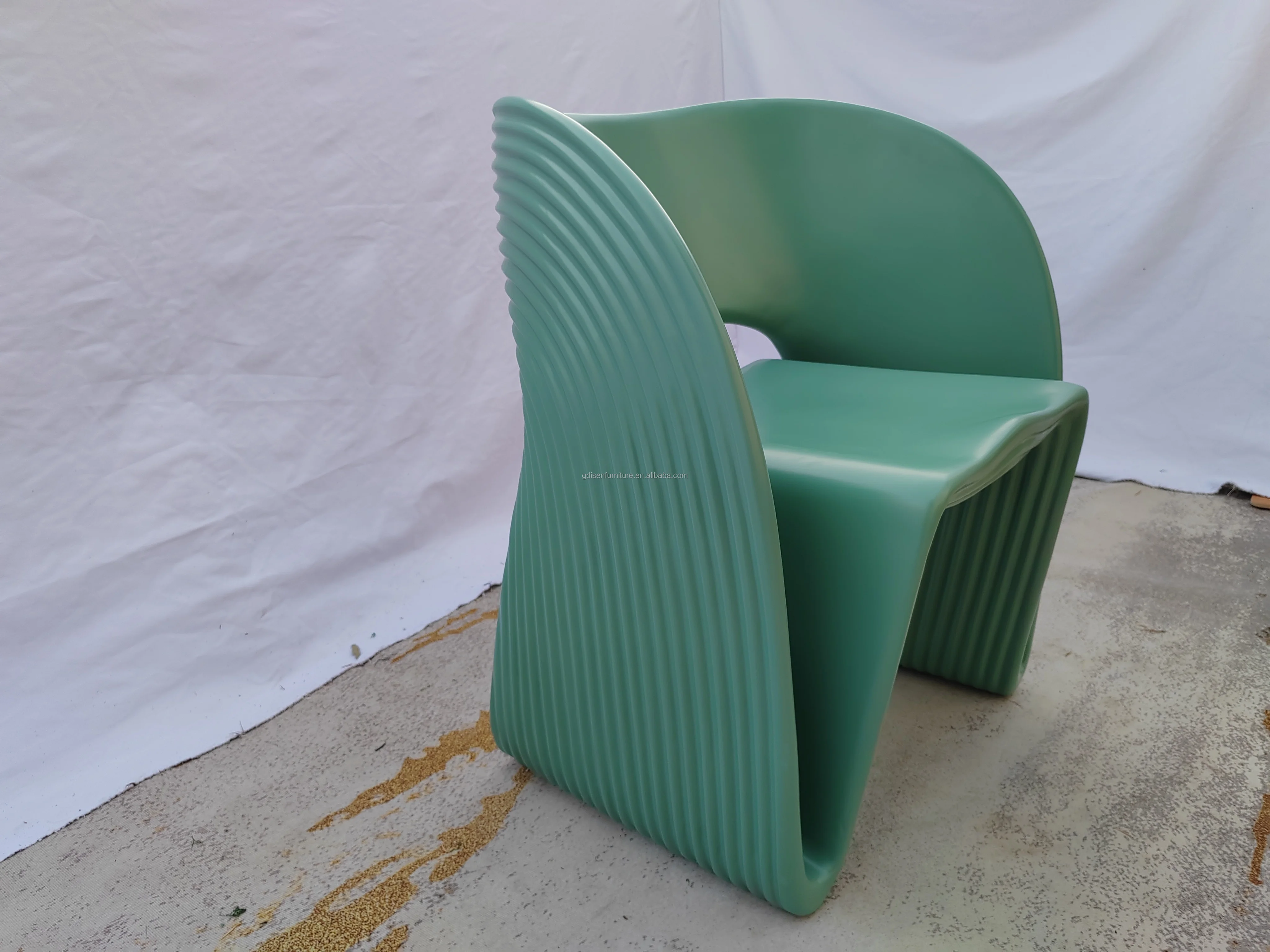 Home Furniture Outdoor Dining Chair Fibreglass Raviolo Chair Uv