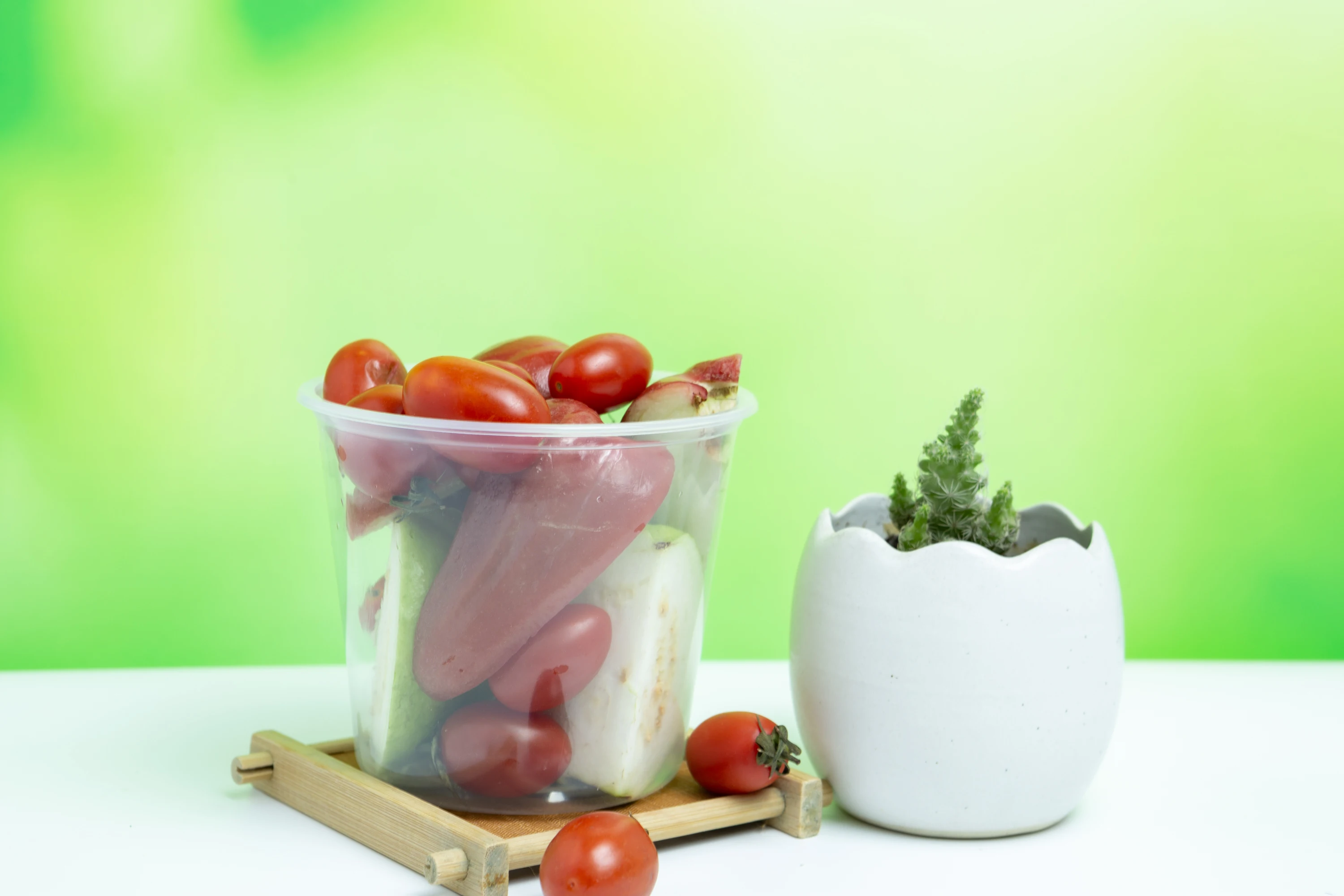 Transparent Disposable Plastic Fast Food Container Take Out Bento Box ...