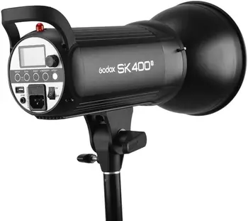 Godox 2 Pack SK400II 800Ws Photo Speedlite Studio Flash Strobe Moonlight Bowens Mount Kit for Studio Shooting,Video Location detail image