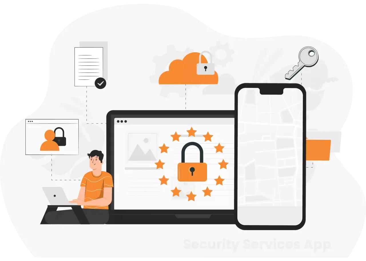 Приложение для обеспечения безопасности приложение мобильного телефона с высокой степенью от Intellisense