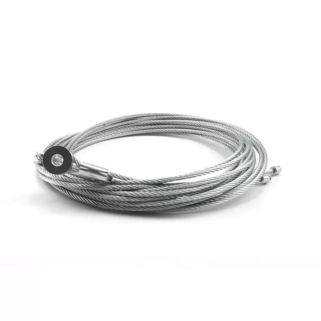 High Quality New Heavy Duty 50" Aluminum Alloy Rear Ramp Door Cable Replacement for Enclosed Trailers Motorcycle Ramps Stands