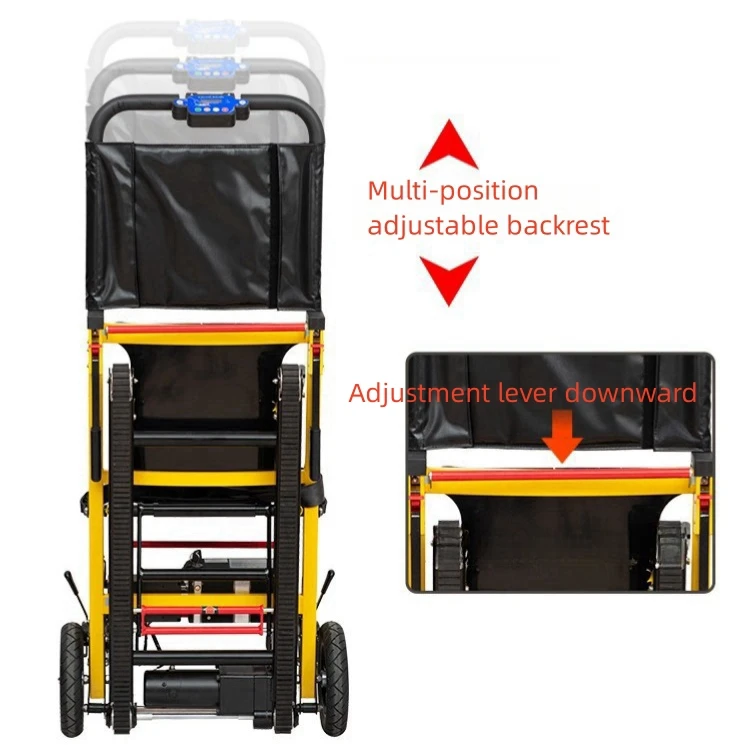 product portable wheelchair trolley with crawler climbing stair function for disabled individuals rehabilitation equipment-49