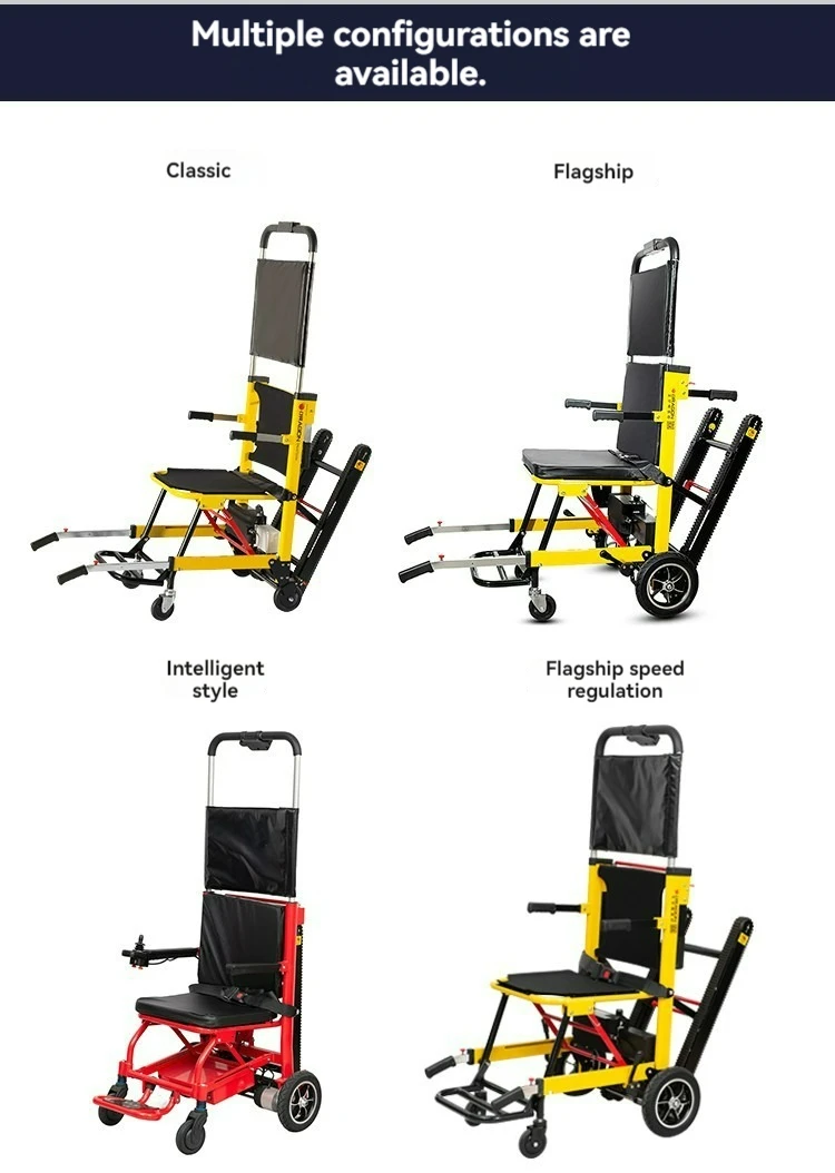 product portable wheelchair trolley with crawler climbing stair function for disabled individuals rehabilitation equipment-57