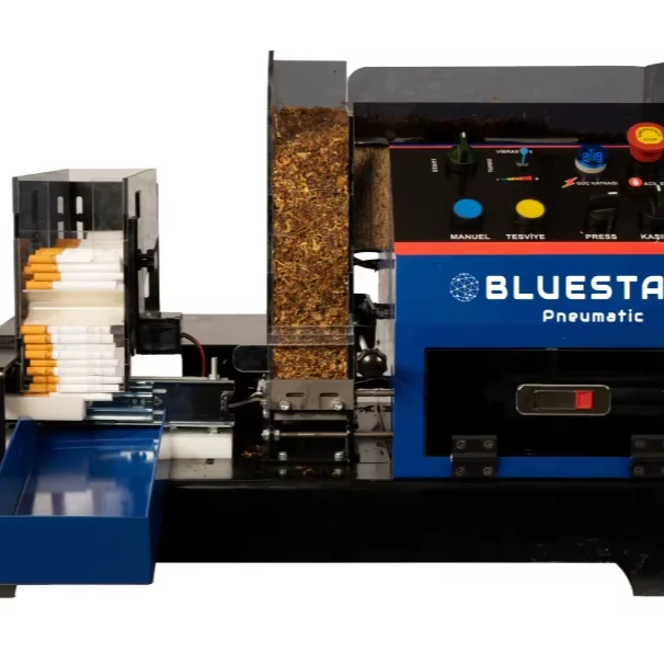 BUFFALO Full-Automatic Pneumatic Cigarette Rolling Machine 3600  Cigarettes/Hour Piston Filling 0.1-0.5g Accuracy Easy Operate
