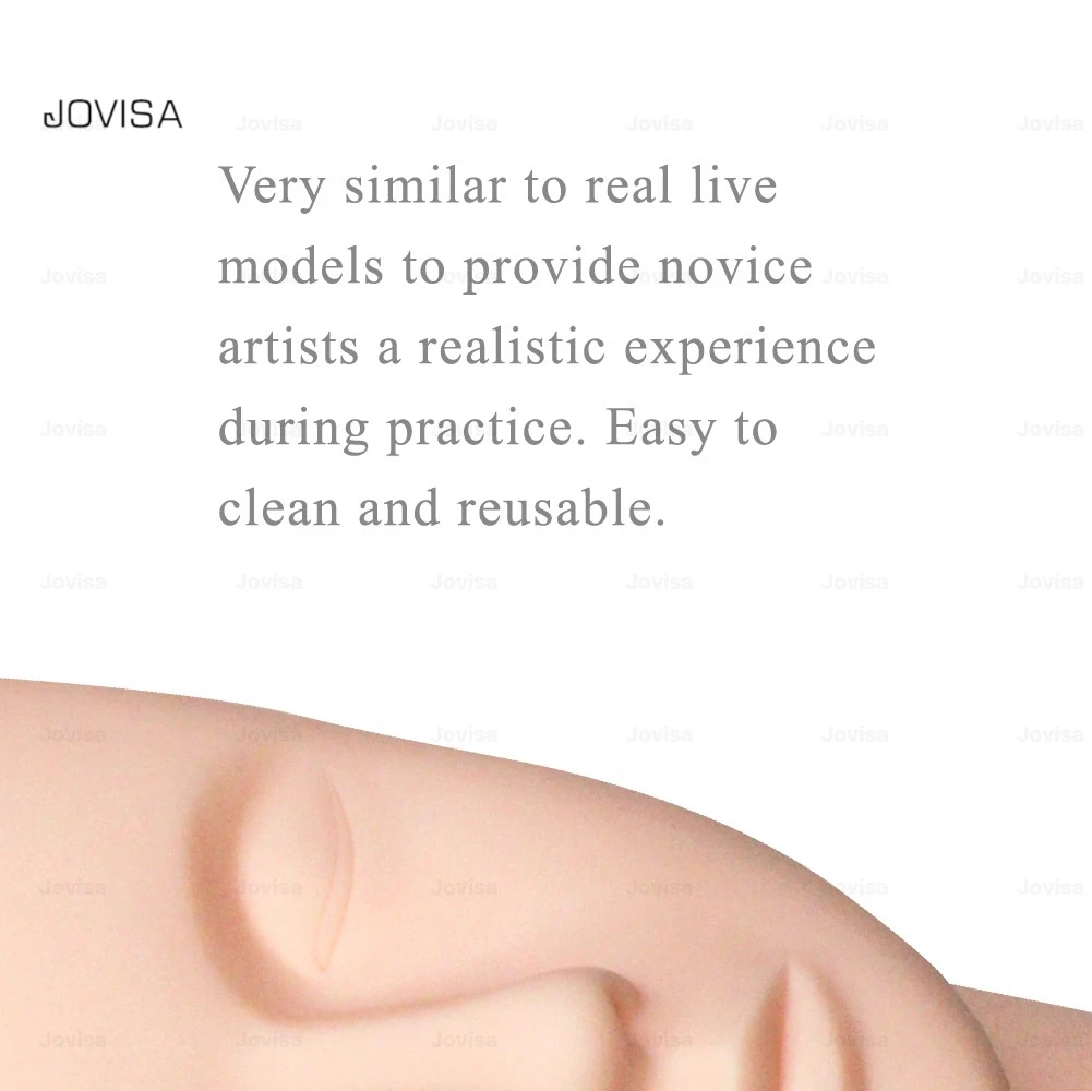 Инструмент для наращивания ресниц JOVISA | Голова манекена с