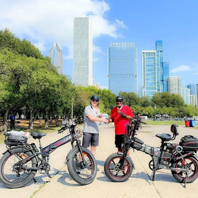 E-Bike Wallke H9 20 Zoll Elektrofahrrad für Erwachsene mit 48V 40Ah 60Ah Akku