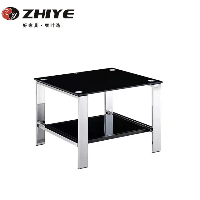 Modern Designer Stainless Steel Base Simple Tea Table Furniture Natural