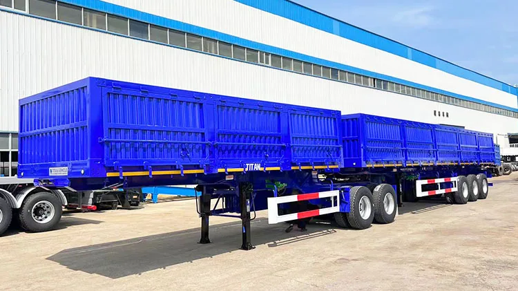 Interlink/superlink Double Side Tipper Trailer Side Dump Semi Trailer ...