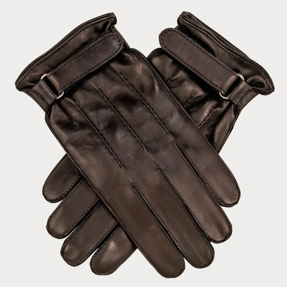 Sheepskin Leather Fashion Gloves Mittens for Women
