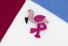 Wool Felt Stitched Flamingo