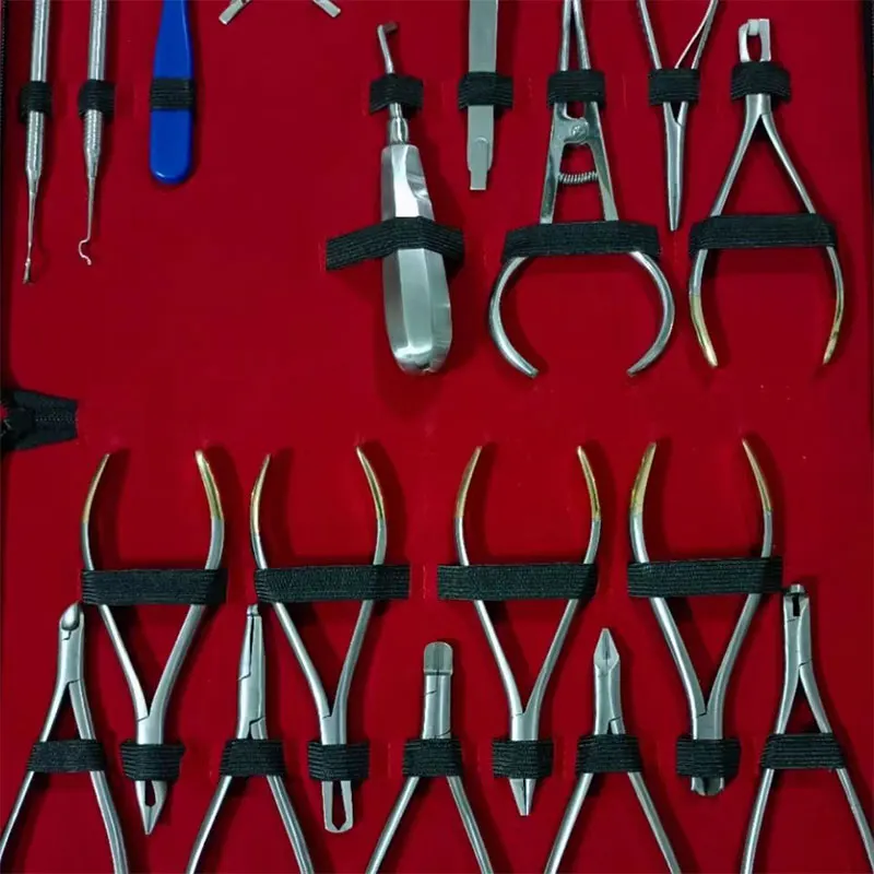 High Quality 18 Piece Basic Orthodontic Dental Instrument Tool Set Composite Kit