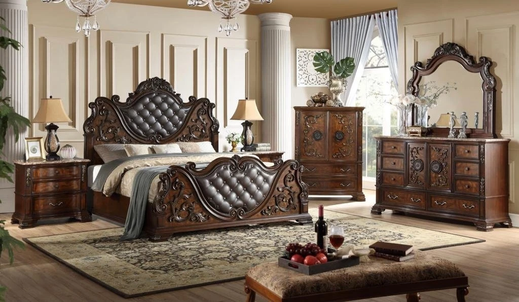 Modern Bedroom Furniture Antique Luxury Royal Bedroom Furniture Set