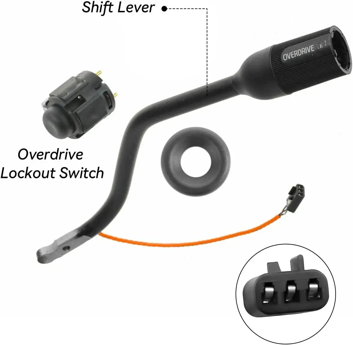 F4TZ-7210-B F4TZ7210B Transmission Gear Shifter Lever and Overdrive ... — 3