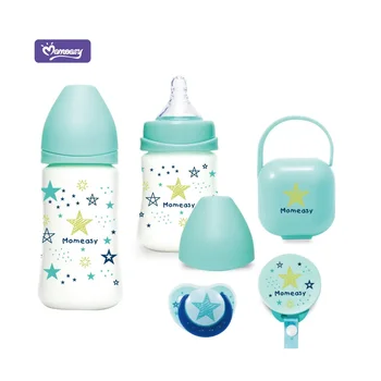 Factory supply classical combination infant baby feeding bottle gift set for newborn