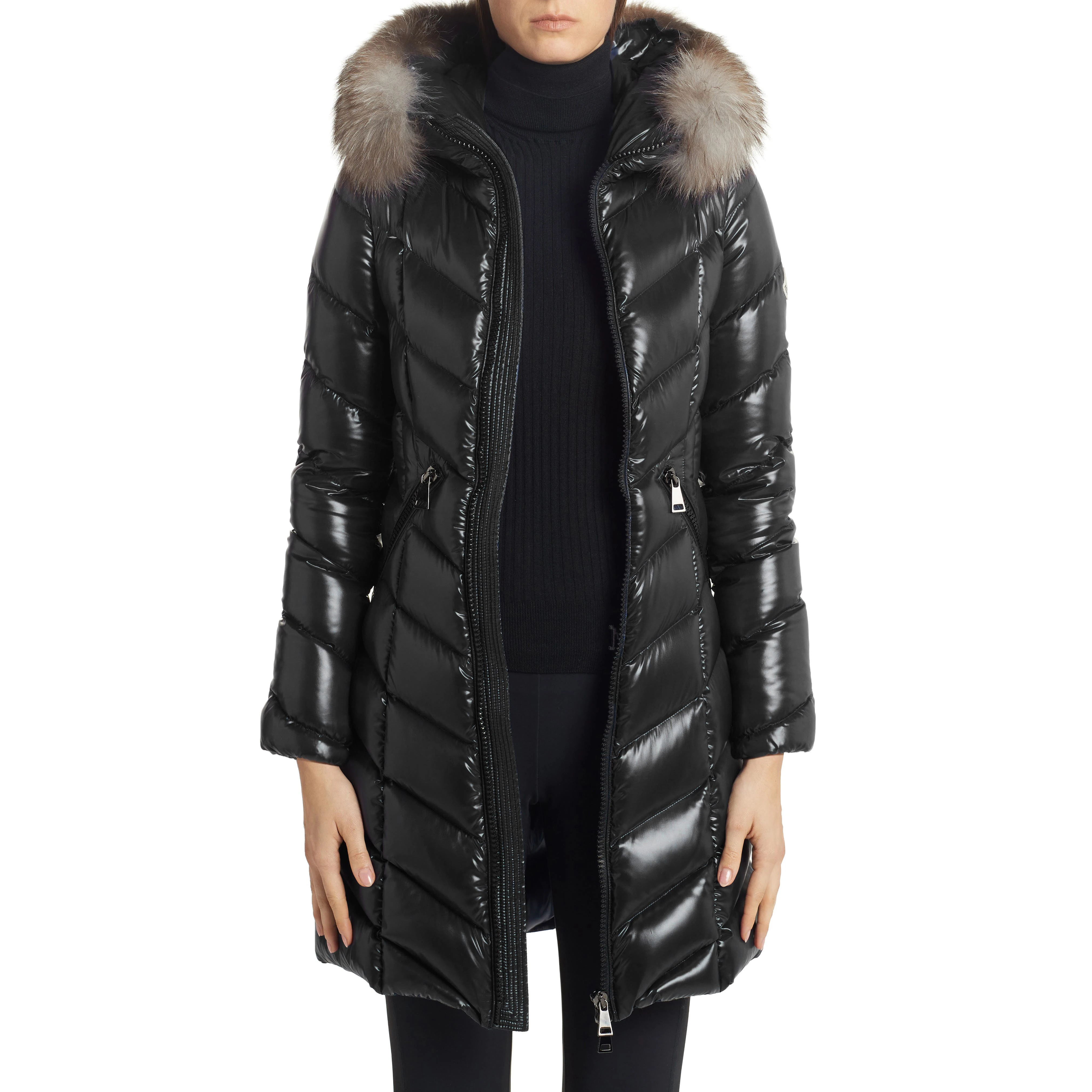 Autumn Winter Fashion Ladies Padded Parka Jacket With Popular Fox Fur Collar Women