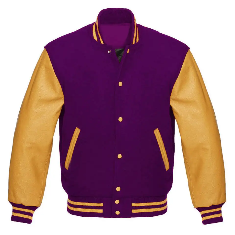 Custom Casual Crop Jacket Plus Size Men's Varsity College Jackets ...