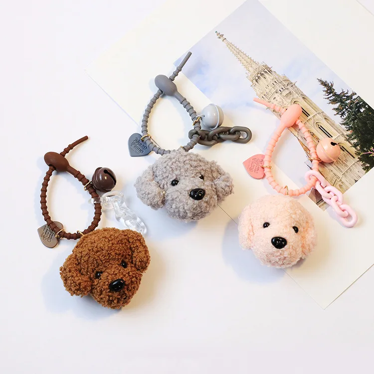 Cute Teddy Bear Car Keychain Handmade Teddy Bear Bag Charm 