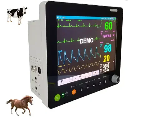 High Quality Portable Vet Multi-parameter Monitor Animals Medical Equipment 15inch Veterinary Monitor