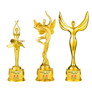 Manufacturer Wholesale Sublimation Resin Latest Award Teacher Trophys Cheerleading Trophies Mini Trophy For Awards