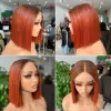 Perruque orange Bob