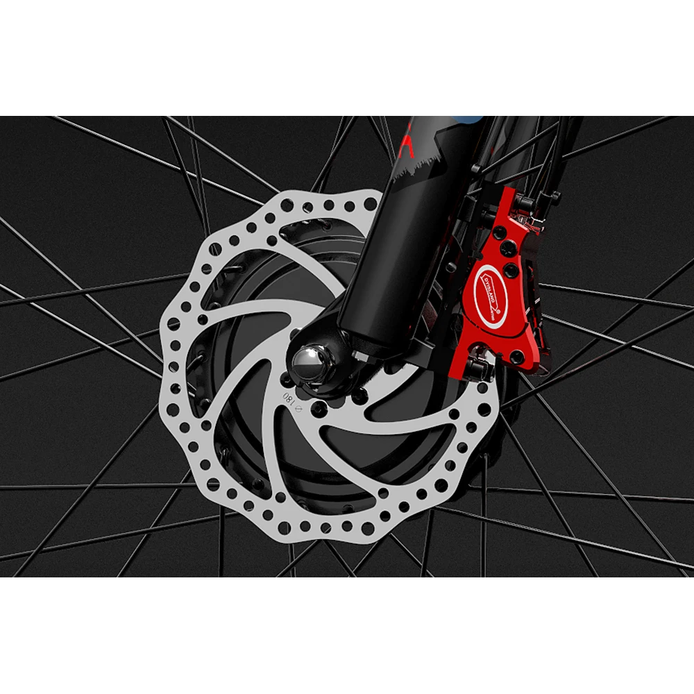 LANKELEIS MG740PLUS Dual-Engine Off-Road Electric Bike 48V Rear Hub Motor Disc Brake System Aluminum Alloy Frame Tube Battery