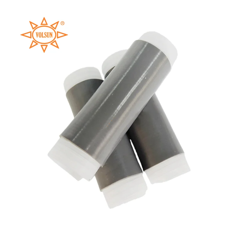 Силиконова гума, студено свиваща се тръба, водоустойчива, бърза инсталация, черна, IP68, студено свиваща се тръба