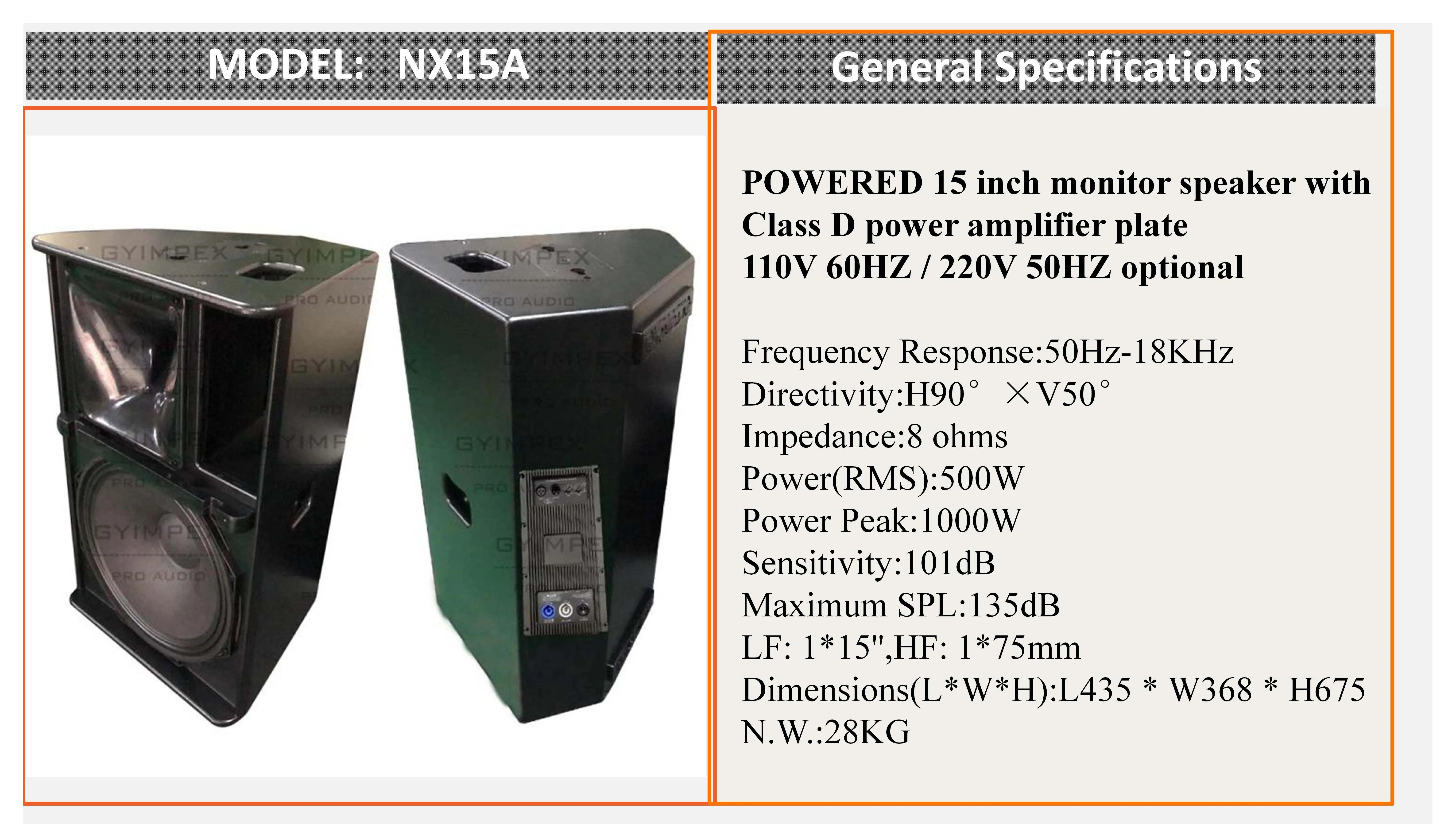 Skema Box Speaker Rcf 15 Inch 15 Inch Active Full Range Speaker