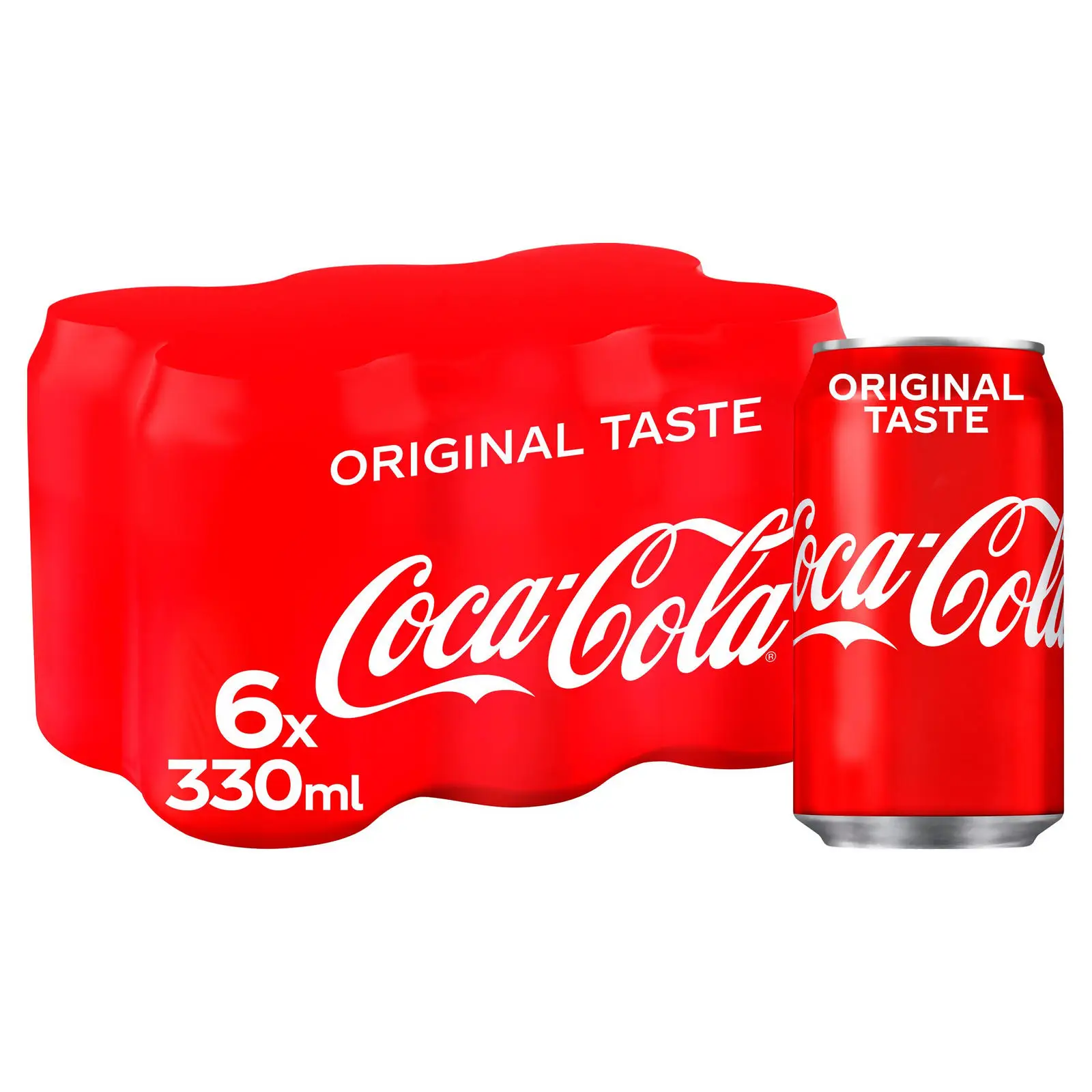 Coca-Cola Original Taste 320mL - Pack of 6 - Coke Beverages