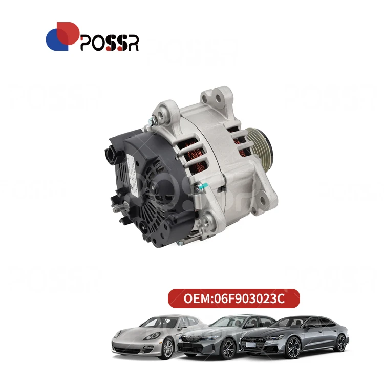 POSSR 06F903023C 03L903023F Hot Sale Generator Engine Parts Car Alternator for Audi A3 A4 TT VW Golf Jetta Skoda