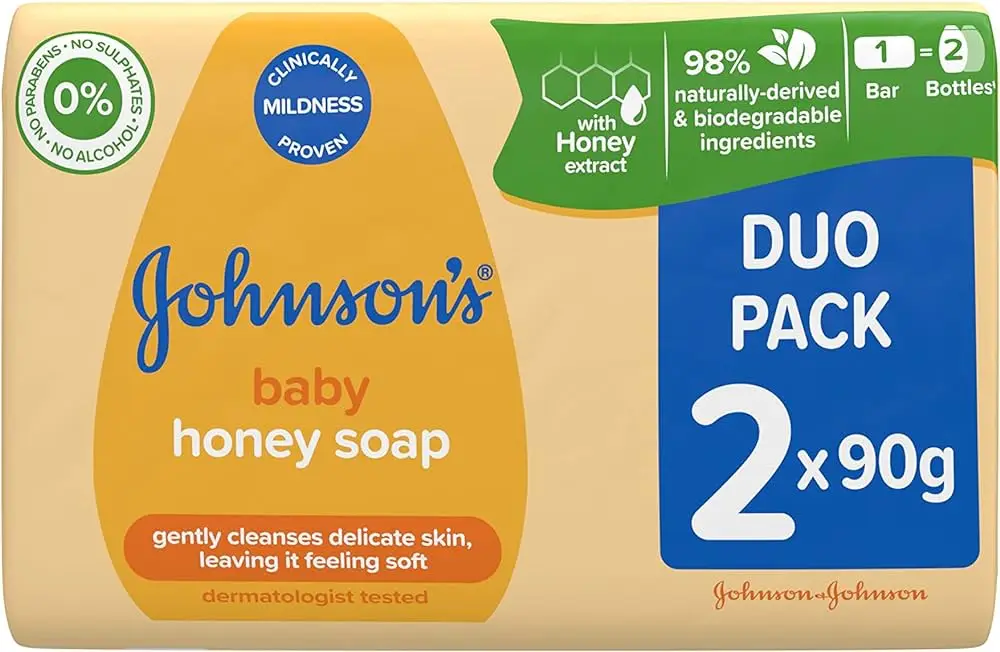 Johnsons Baby Honey Soap Baby Honey Soap 2 x 90 g
