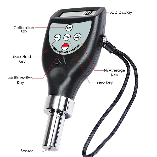 Digitaler Shore-A-Härteprüfer, Durometer-Tester für Gummi, NEU mit ...