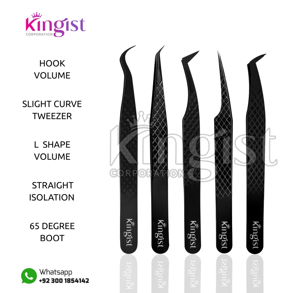 Bulk Private Label Lash Extensions Tweezers Custom Logo Accessories