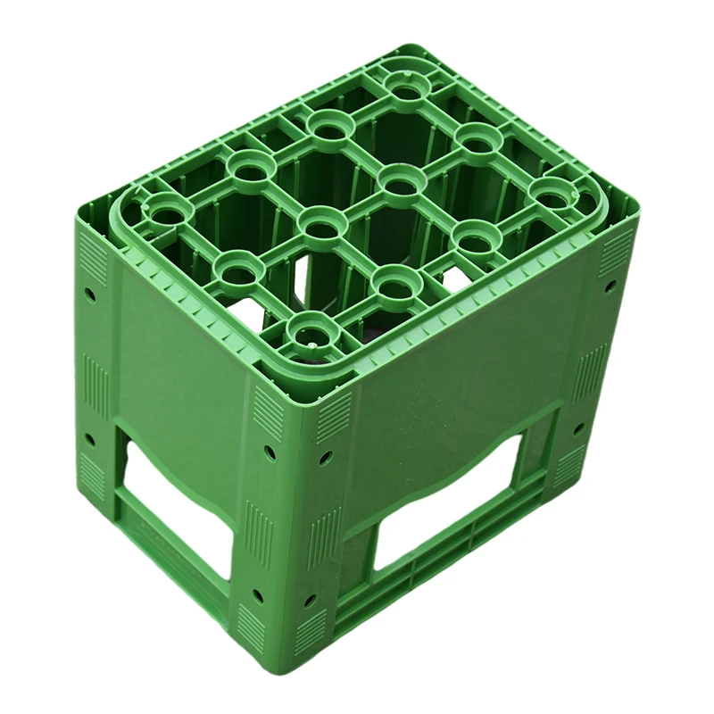 Plastic PP Raw Turnover Logistic Box Plastic Crate Beer Bottle Moving Crates