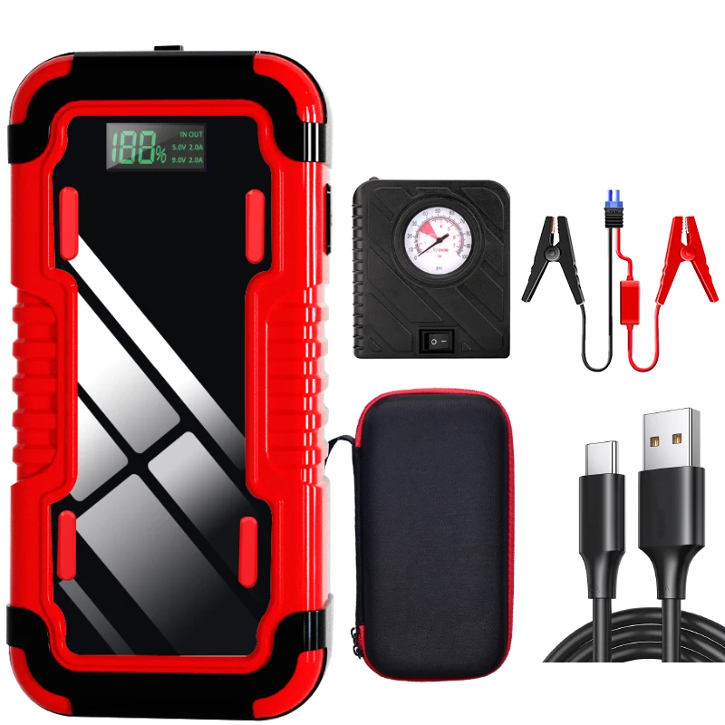 12v 16800mah Emergency Power Bank Jumpstarter Jump Starter Multi