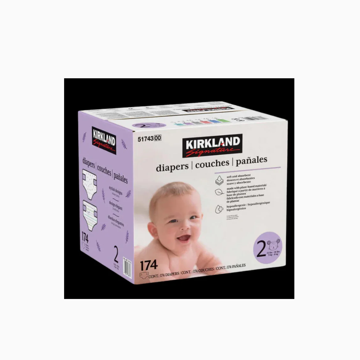 Kirkland Signature Diapers Sizes 1-2 - Buy Kirkland Signature Diapers ...