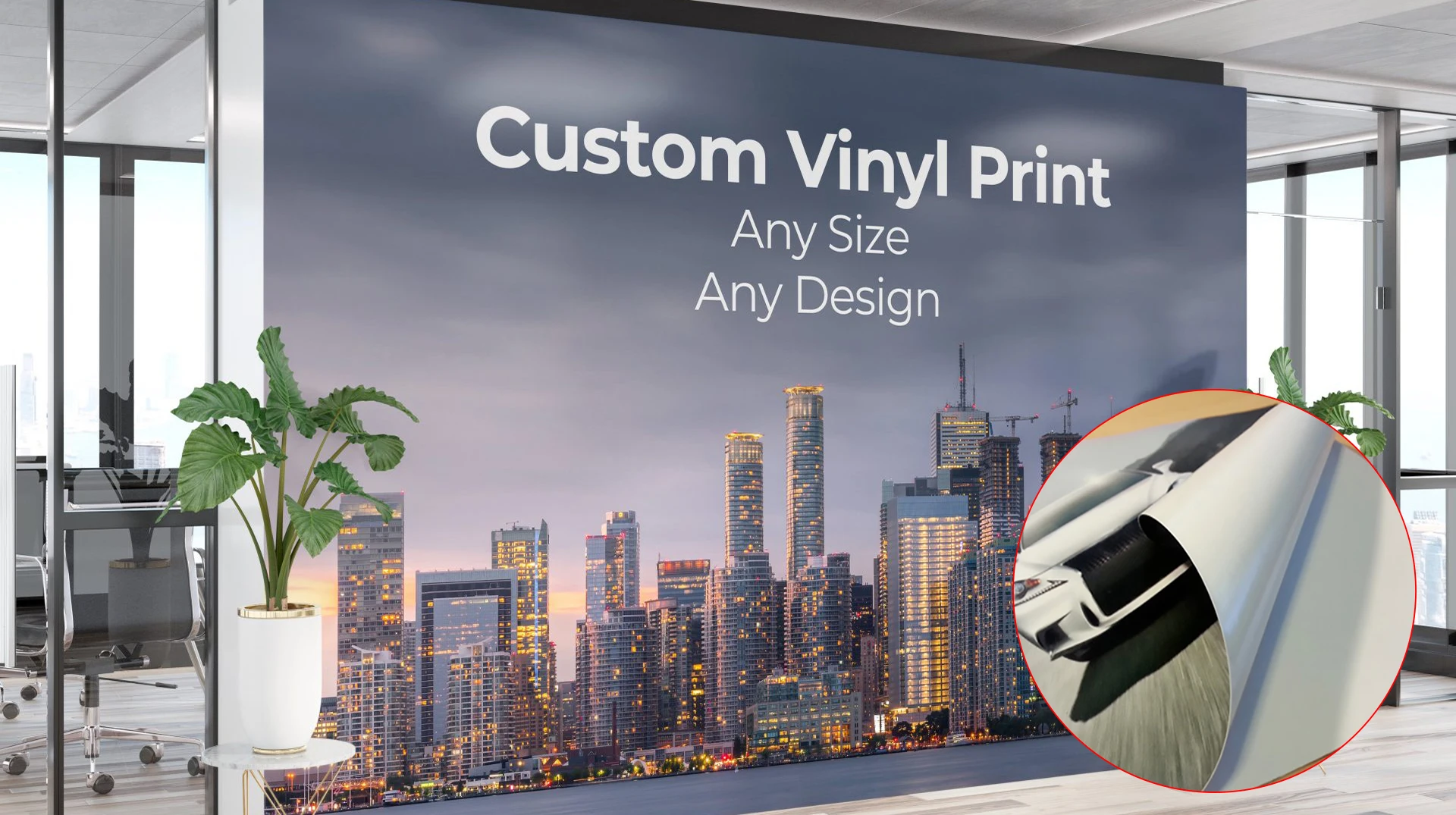 High Opacity Matte And Glossy Adhesive Vinyl Made From Paper Material