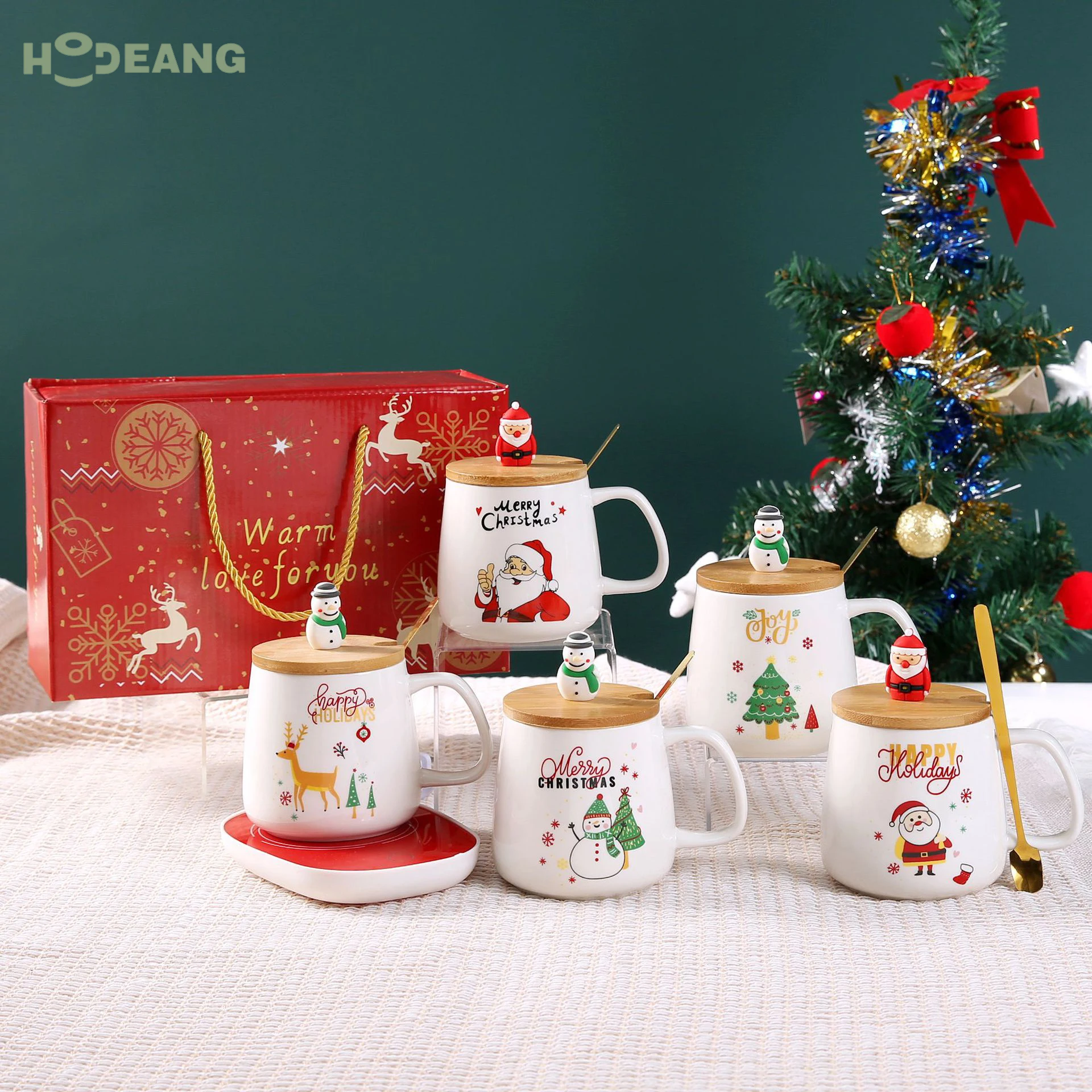 Ideal For Christmas Gifts Custom Logo Ceramic Mug With Gift Box Buy