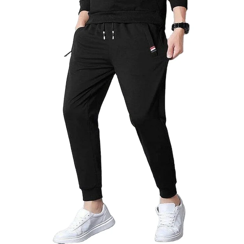 Printed Polyester Fleece Stack Sweatpants Drawstring Trousers Cotton ...