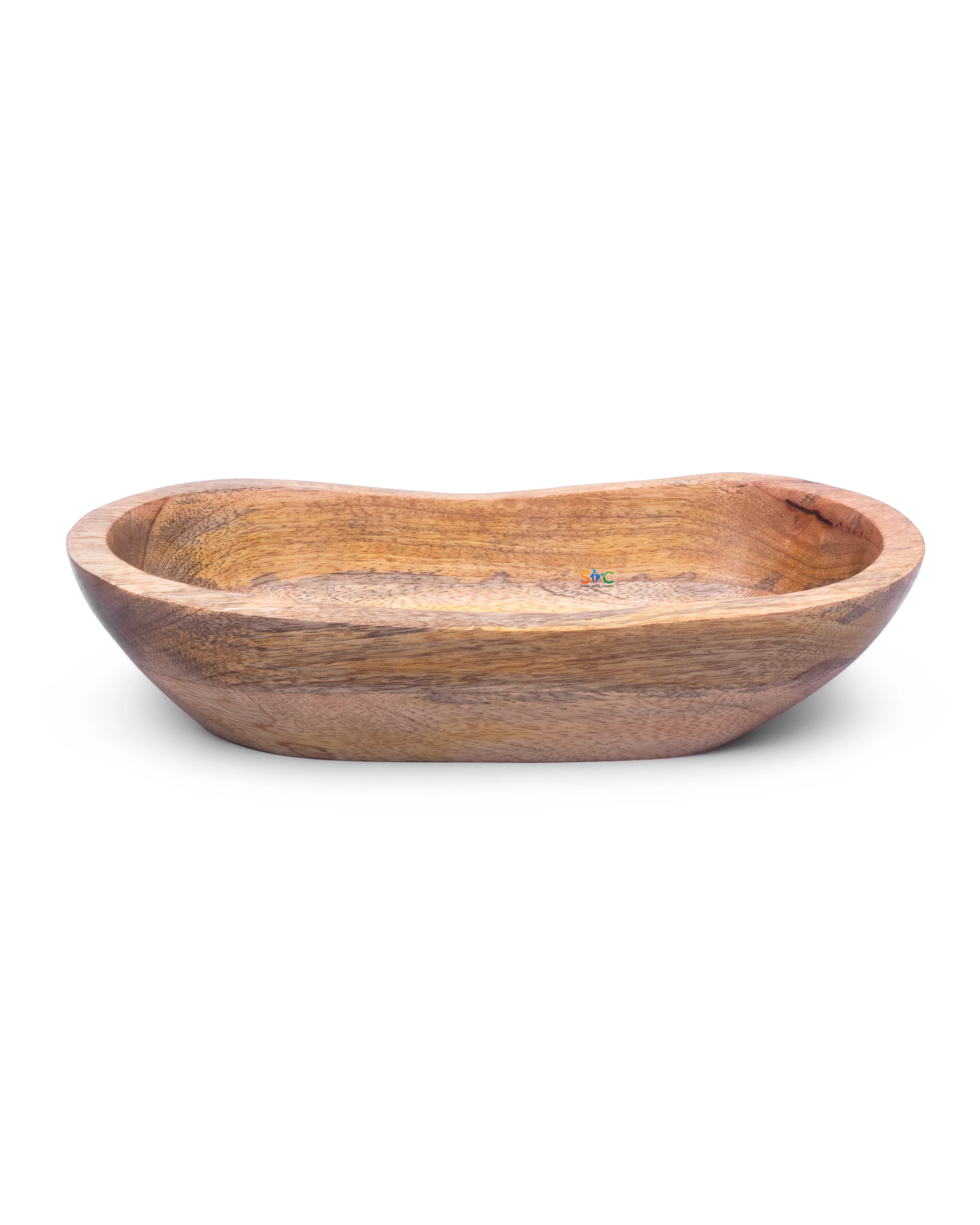 Decorative Wooden Dough Bowl Handmade For Candle,Fruits Or Salads