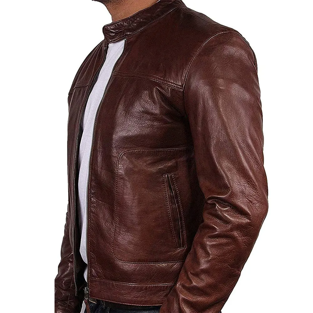 Anti-wind Breathable Leather Jackets And Coats For Ladies Men Leather ...