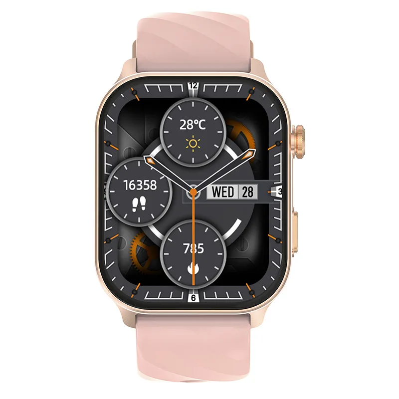 LC211 Luxury Fashion GPS Smart Watch with 2.01inch Screen 1ATM Waterproof and 360mAh Battery for Outdoor Fitness Tracking