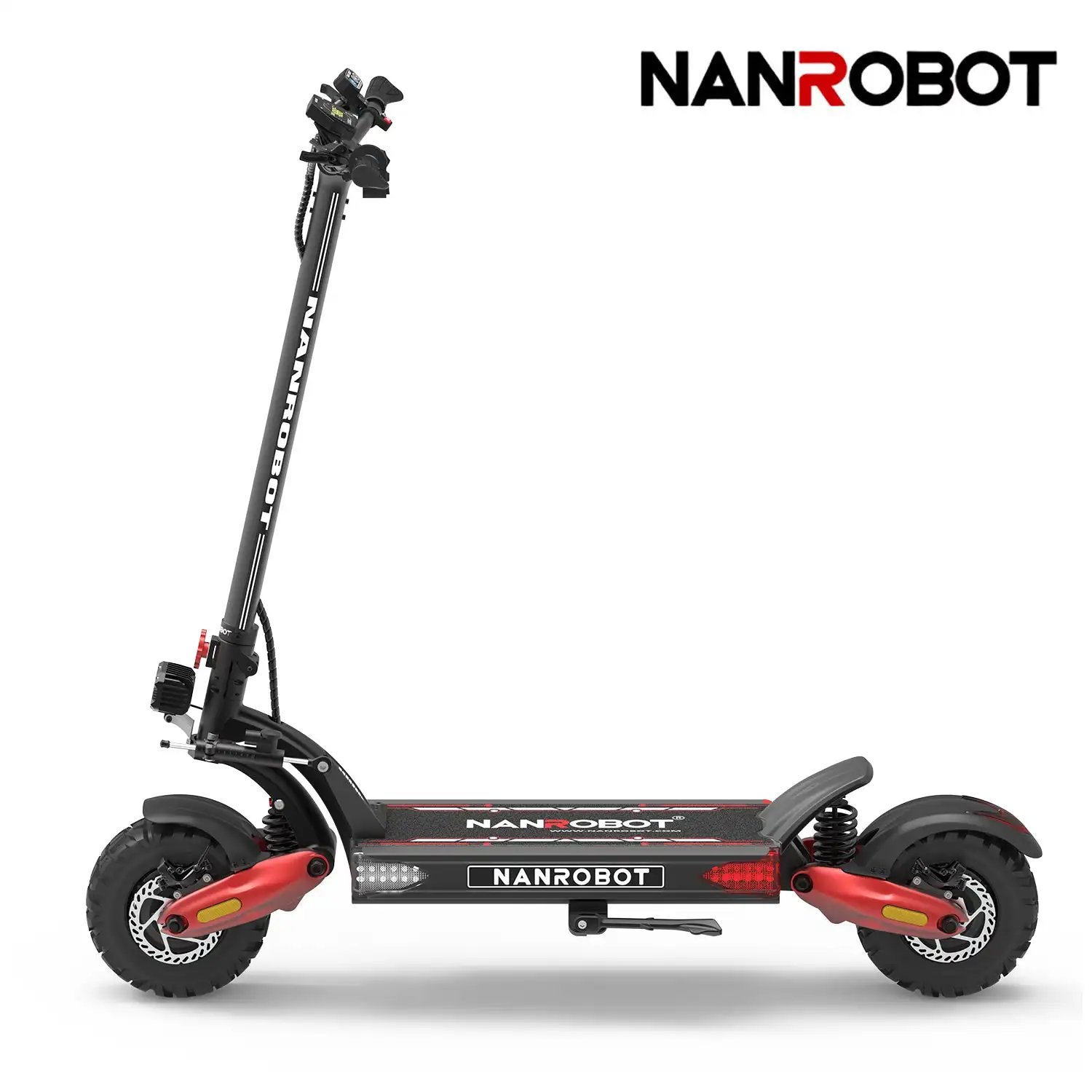 For NANROBOT LS7+ Electrical Scooter 72V 2400W Motor Power 10 Inch Tire 80km 40ah 50km/h Off-Road Two-Wheel Scooter Europe Wareh