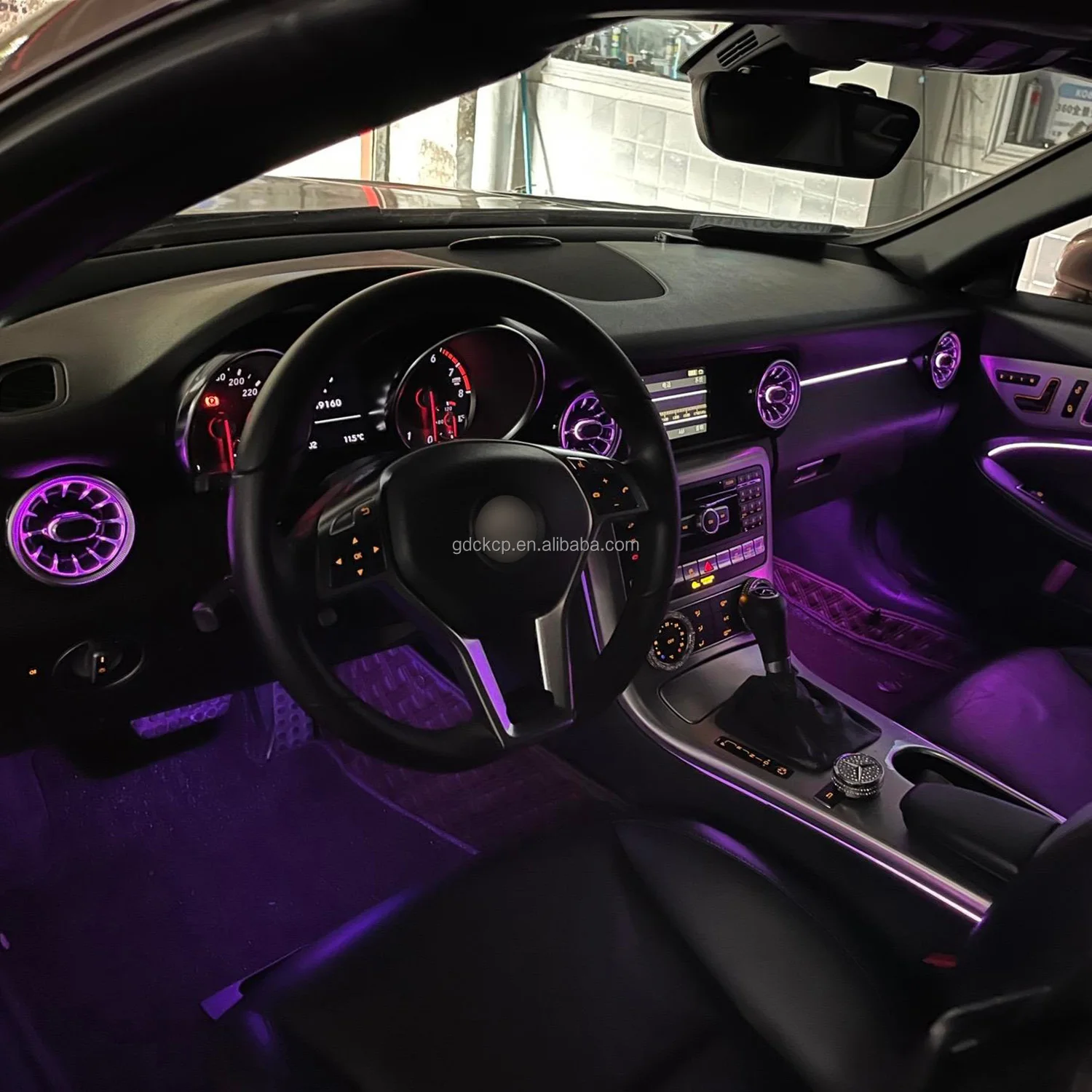 メルセデス・ベンツ SLK R172 用 64色 雰囲気灯 新品 簡単取付
