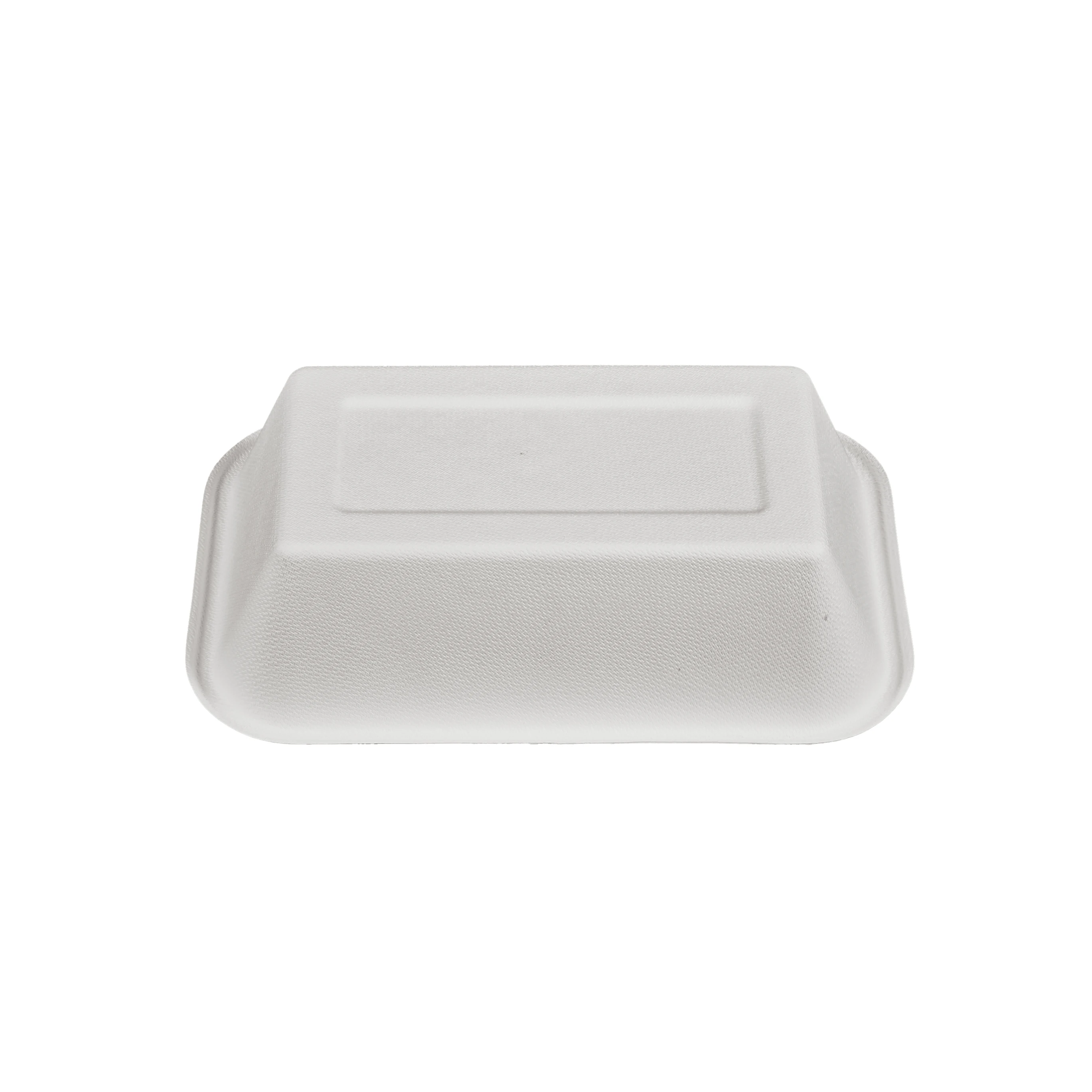 Экологически чистый биоразлагаемый бумажный поднос для пищевых продуктов с